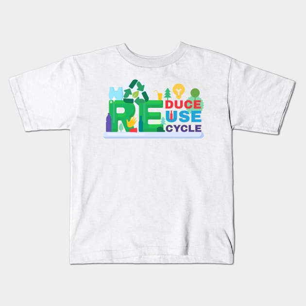 Global Warming Kids T-Shirt by Creative Has